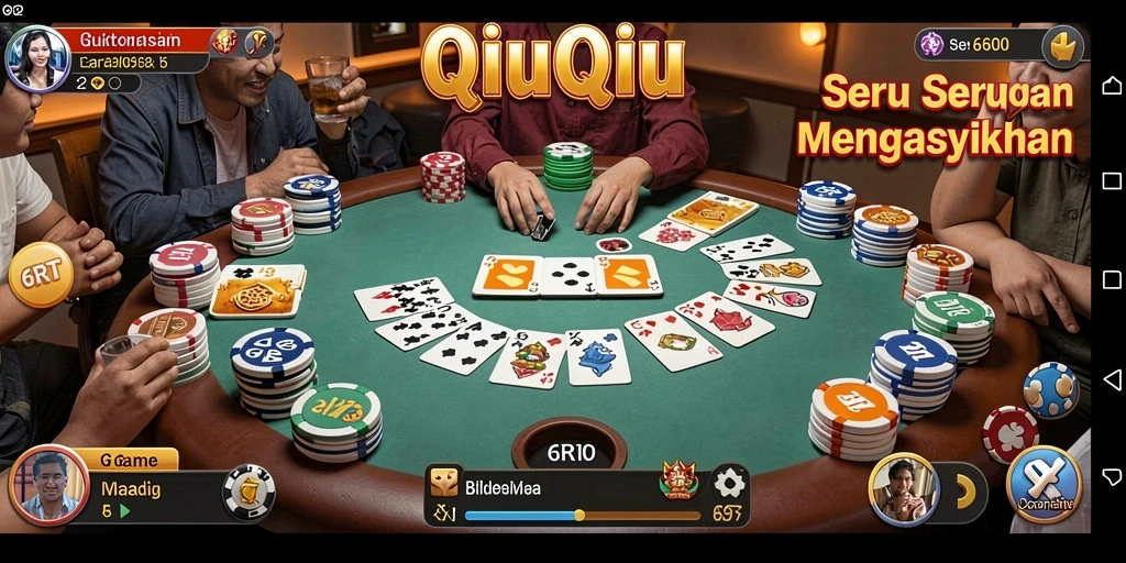 Screenshot menampilkan gameplay intens dari game QiuQiu 6RT.