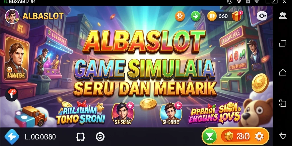 Tampilan gameplay ALBASLOT yang menarik dan mendebarkan.