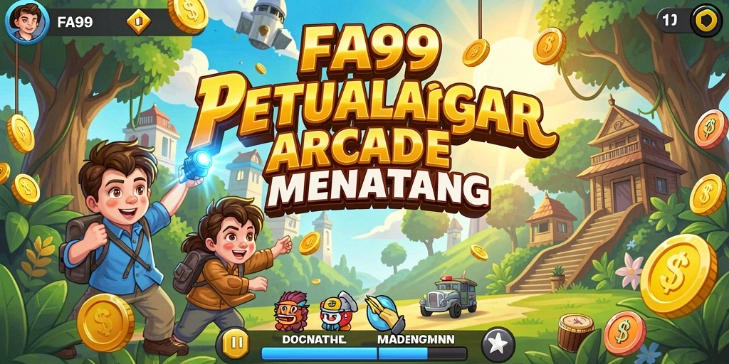 Screenshot utama FA99 menunjukkan gameplay seru dengan berbagai tantangan.
