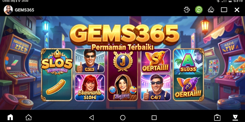 Gameplay Slot GEMS365 yang mengasyikkan dan menegangkan.