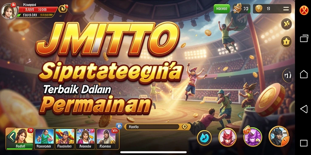 Tampilan gameplay strategi yang menegangkan di JMTOTO.