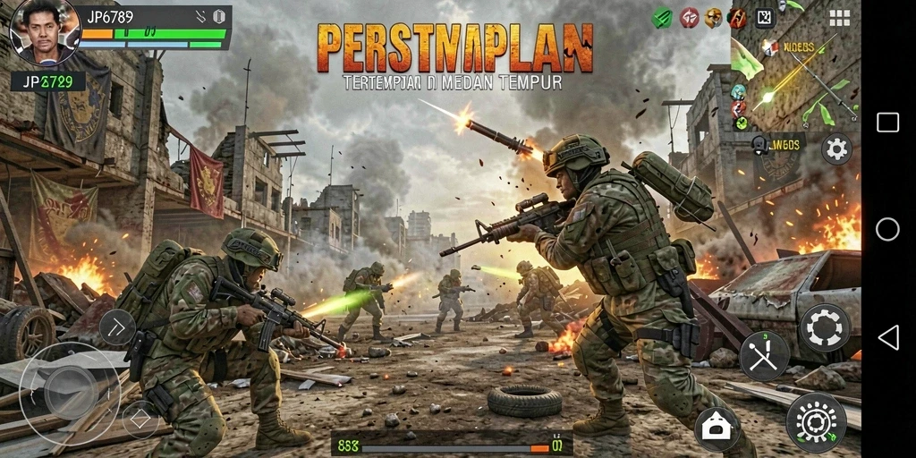 Gameplay intens dari JP6789 dengan pertempuran seru di medan tempur.