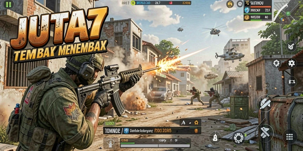 Gameplay intens dalam <strong>JUTA7</strong> yang memukau dan mengasyikkan.