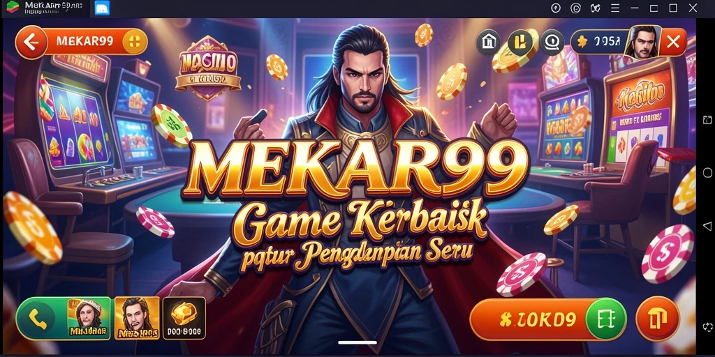 Gameplay seru MEKAR99 di dunia Kasino.