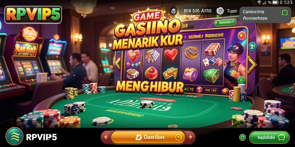Tampilan gameplay menarik dari RPVIP5 game Kasino.