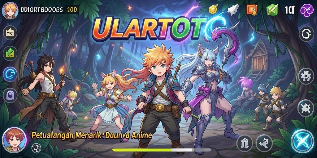 Tampilan gameplay ULARTOTO yang menarik dan penuh aksi.